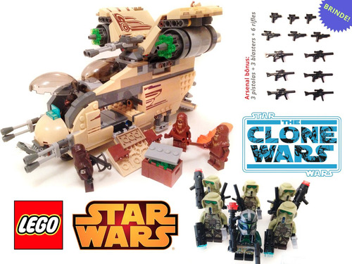 Wookie Gunship Lego Star Wars 75084 + 6 Kashyyyk Troopers!