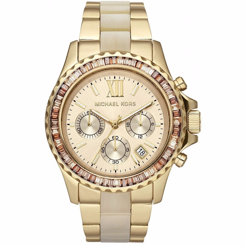 Michael Kors Original Nfiscal Dourado E Champanhe - Mk5874