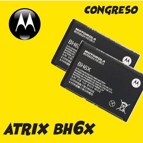 Bateria Original Motorola Atrix Mb860 Bh6x Congreso