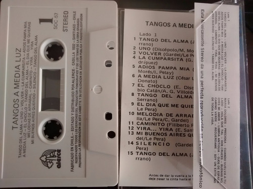 Cassette De La Pequeña Compañia Tangos A Media Lu (178