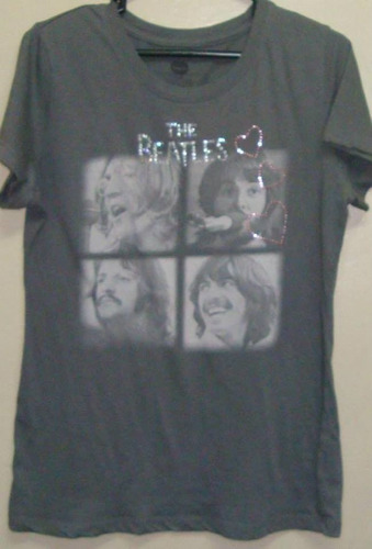 Polo The Beatles Mujer L Original Importado