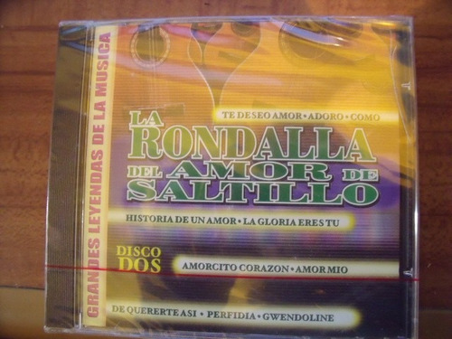 Cd La Rondalla Del Amor De Saltillo, Grandes Leyendas