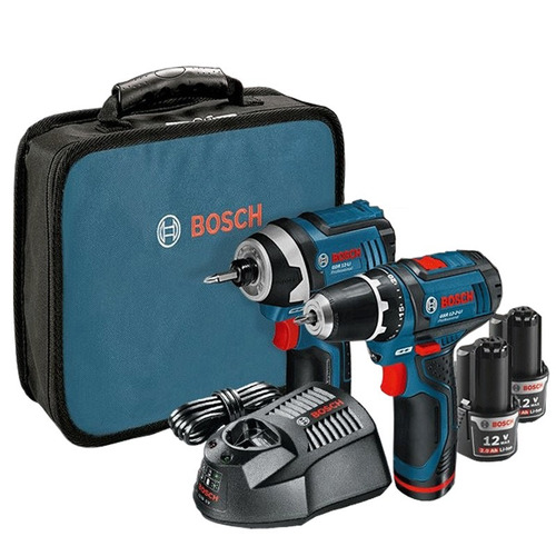 Kit Combo Parafusadeira Gsr12-2li+gdr12-li 127v Bosch 20259