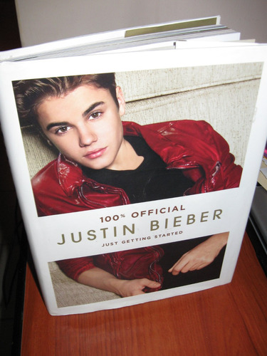 Justin Bieber Libro Just Getting Started Original Tapa Dura