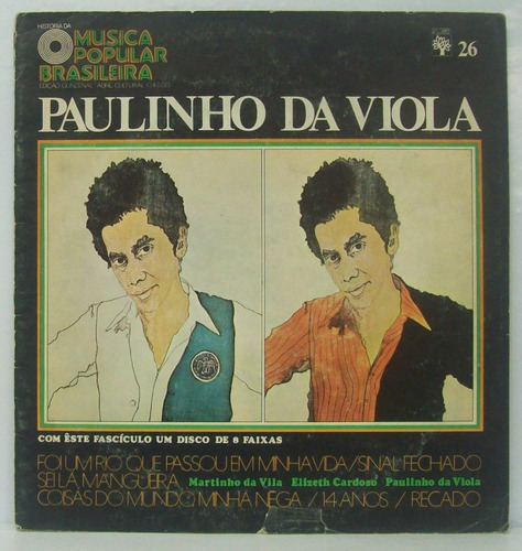 Lp História Da Mpb - 26 - Paulinho Da Viola - 1971 - Abril C