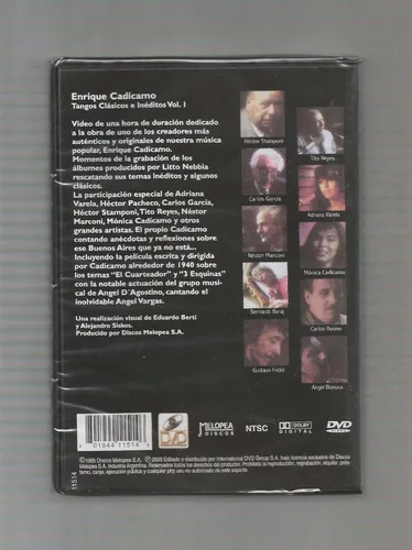 Enrique Cadícamo La Historia Vuelve A Repetirse Dvd Nuevo