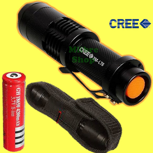 Lampara Led Cree Xm-l T6 2500lm Sumergible 5mts Funda Y Base