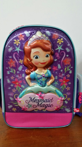 Morral De Princesa Sofia 3d Original Disney Marca Capi