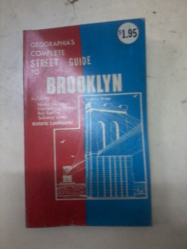 Libro Guia Turistica Street Guide To Brooklyn En La Plata