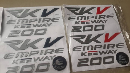 Kit Emblemas De Recina Alto Relieve Empire Rkv 200