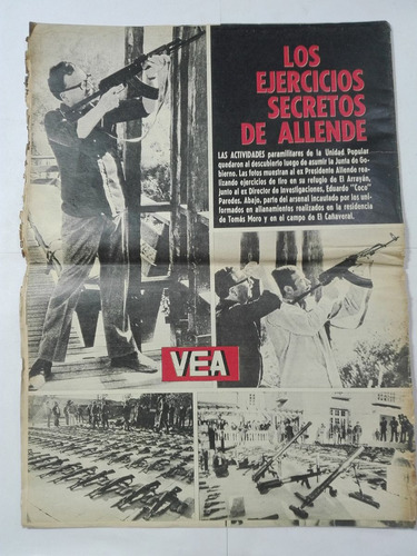 Revista Vea Septiembre 1973 Golpe Militar