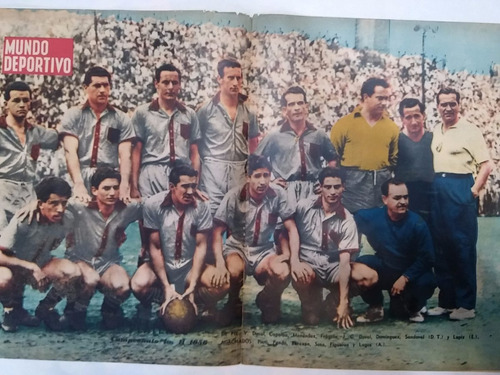 Poster Revista Mundo Deportivo 1956 Platense Futbol