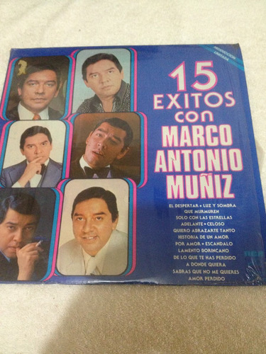 Marco Antonio Muñiz 15 Éxitos Disco De Vinil Original