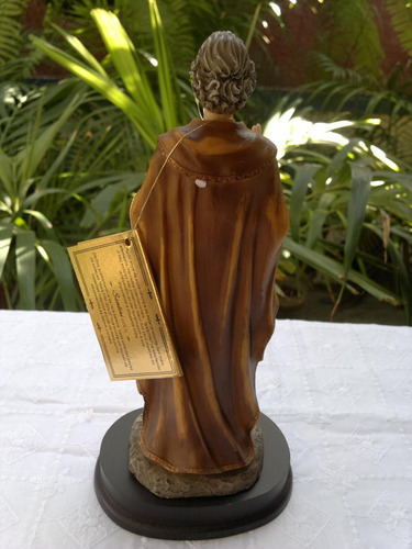 Estatua San Pedro Santini Dorada 20 Cm