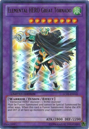 Elemental Hero Héroe Elemental Great Tornado U. Raro Yugioh