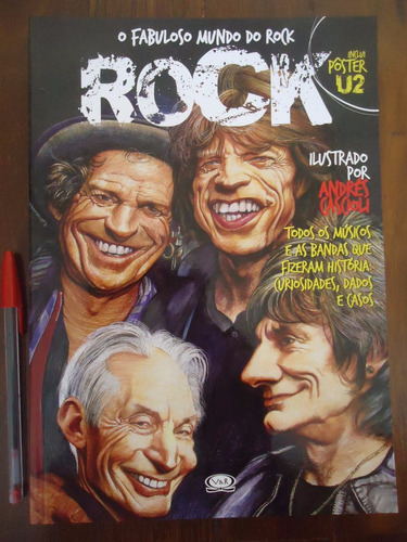 O Fabuloso Mundo Do Rock - Andrés Cascioli - Poster U2