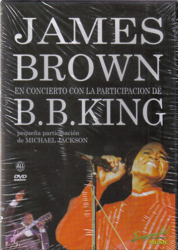 Dvd - James Brown Y B.b. King - Nuevo Cerrado