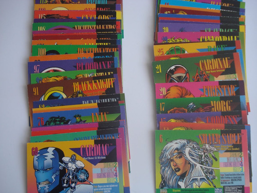 Cartas Universo Marvel De 1993 Nuevas  Precio X 10 Piezas
