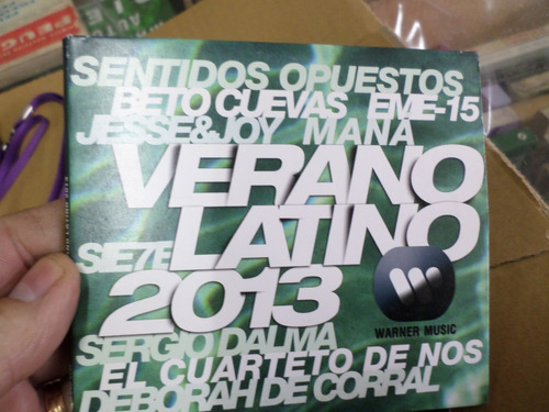 Verano Latino 2013 , Warner  Cd Y Dvd , Coleccionistas