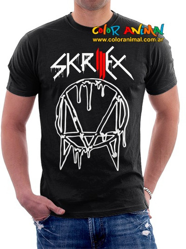 Imagen 1 de 1 de Remera Skrillex Owsla Color Animal