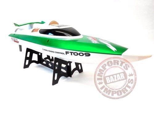 Lancha High Speed Racing Boat 4ch 2.4ghz Rc Ft009 Verde