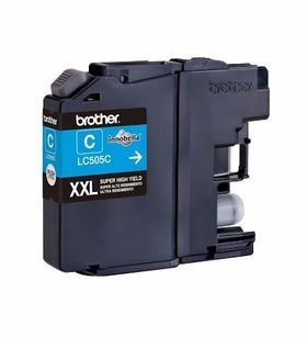 Cartucho De Tinta Brother Tinta Cyan Lc505c 1300pg