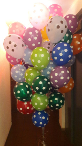 Imagen 3 de 8 de Globos Con Helio Los Mas Grandes 12 Pulgadas!!