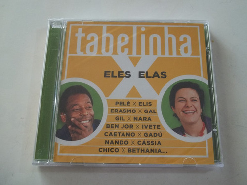 Tabelinha - Cd Eles X Elas (pelé, Elis, Erasmo..) - Lacrado!