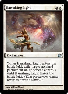 Cartas Magic: Banishing Light Nmint Jou Mtg Bsas