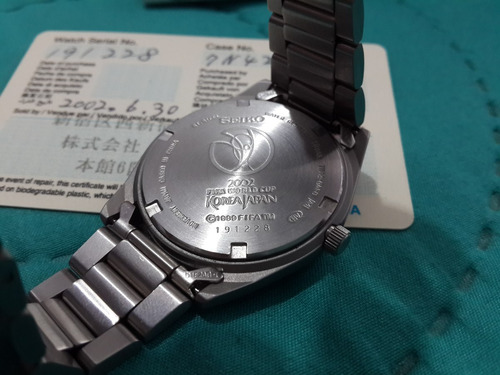Reloj Seiko Mod 7n42 Mundial Corea Japon Numerado Acero Inox (Usado)
