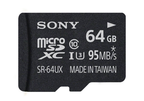 Micro Sd Xc 64gb Sony 4k 633x 95mb/seg U3 Recomendada Gopro