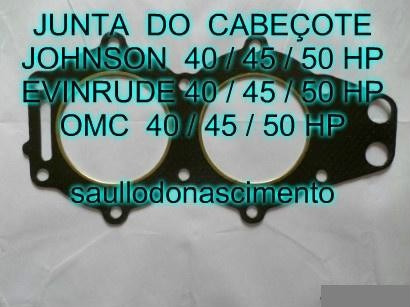 Junta De Cabeçote Motor De Popa Johnson Evinrude 40 45 50 6