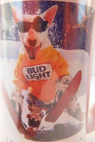Tarro Cervecero Bud Light Beer Bull Terry Edicion 1987 Bar