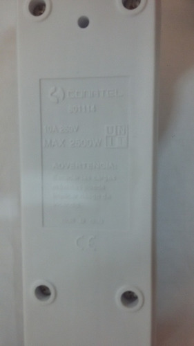 Imagen 6 de 6 de Alargue Conatel Zapatilla 4 Linea Modular 5 Metros Nuevo