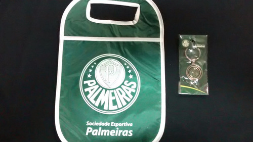 Chaveiro + Lixeira Para Carro Palmeiras (kit)