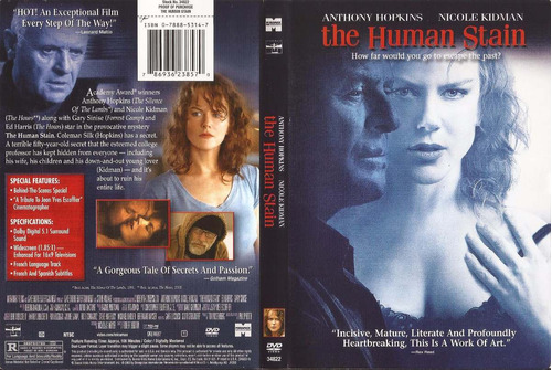 The Human Stain Dvd Anthony Hopkins Nicole Kidman Ed Harris