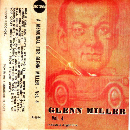 Memorias Con Glenn Miller Cassette Grandes Bandas Jazz Pvl