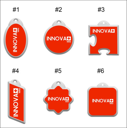 Imagen 4 de 6 de 7 Llaveros Personalizados Para Toda Ocasión