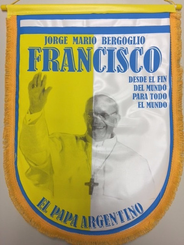 *** Banderines Papa Francisco Vaticano ** X Mayor Y Menor **