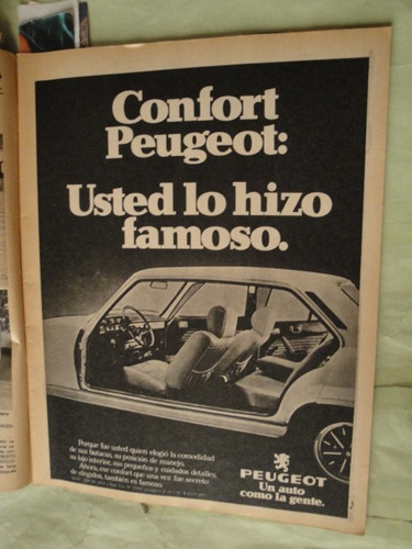 Publicidad Peugeot 504 Año 1978