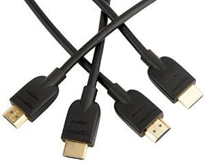 Amazonbasics De Alta Velocidad Hdmi Cable - 6 Pies (2-pack) 