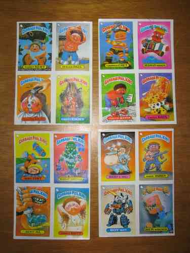 Stickers Garbage Pail Kids La Pandilla Basura