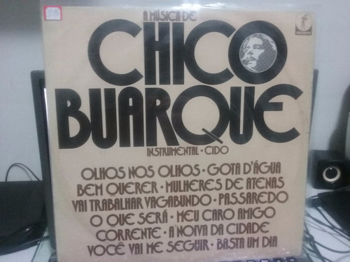 Lp Chico Buarque - A Música De