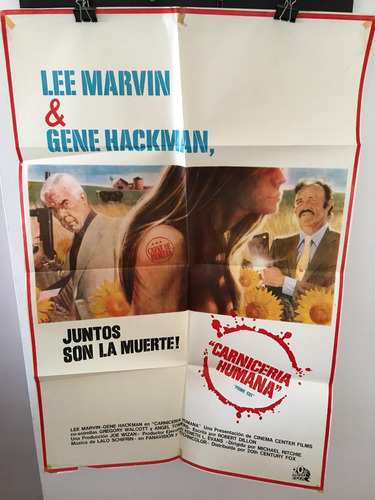 Afiche Original De Cine - Carniceria Humana