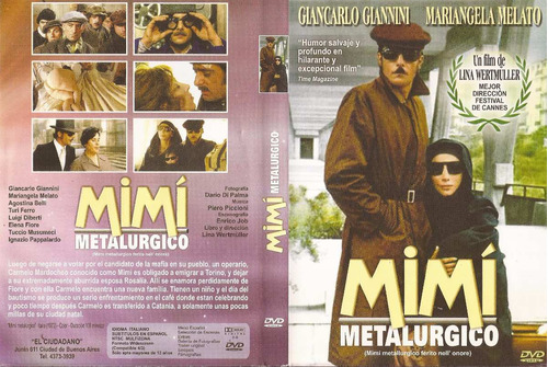Mimi Metalurgico Dvd Giancarlo Giannini Agostina Belli
