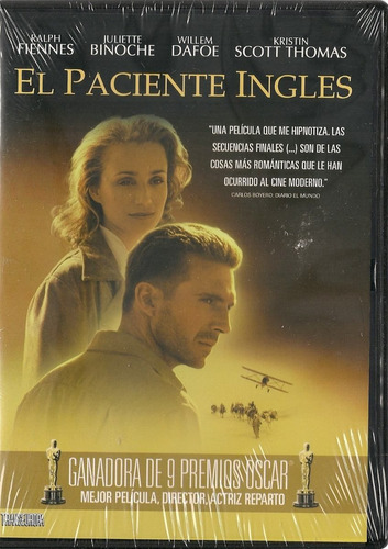 Dvd Original El Paciente Ingles - Binoche Fiennes - Sellada