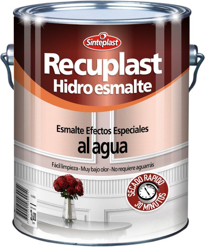 Recuplast Hidroesmalte Perlado O Aluminizado Esmalte Al Agua