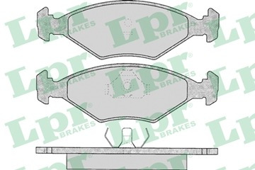 Pastillas De Freno Lpr Volkswagen Gacel Sistema Ate