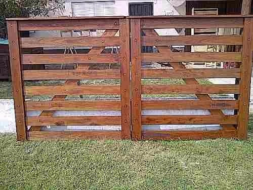Portones Y Frentes De Madera A Medida Desde