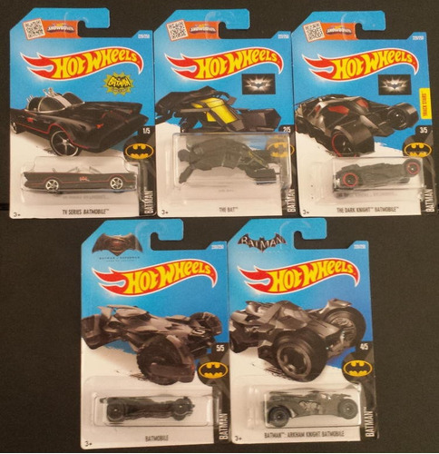 Hot Wheels Coleccion Batman Batmobile Batimovil X5 2016